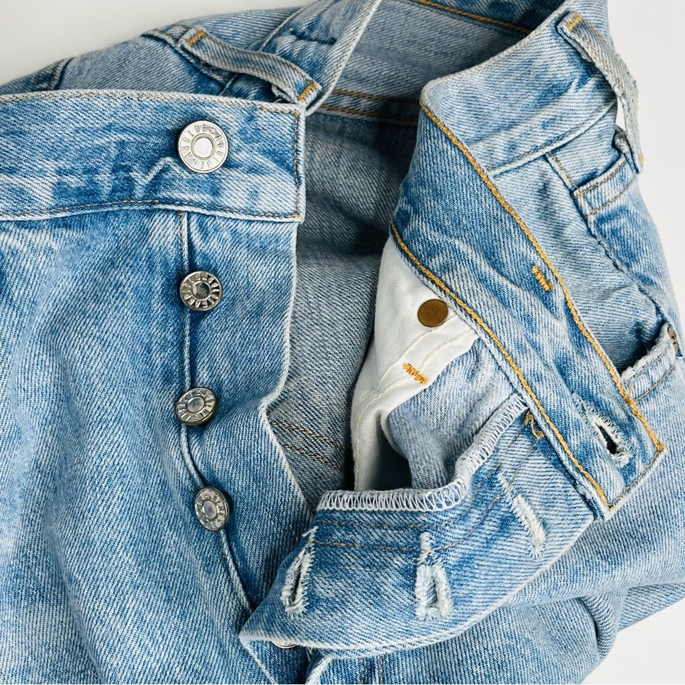 Agolde Riley High Rise Straight Crop Jeans - Picture 7 of 9